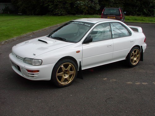 Trofeu MIN01 Subaru Impreza Bianca Stradale (plain body)